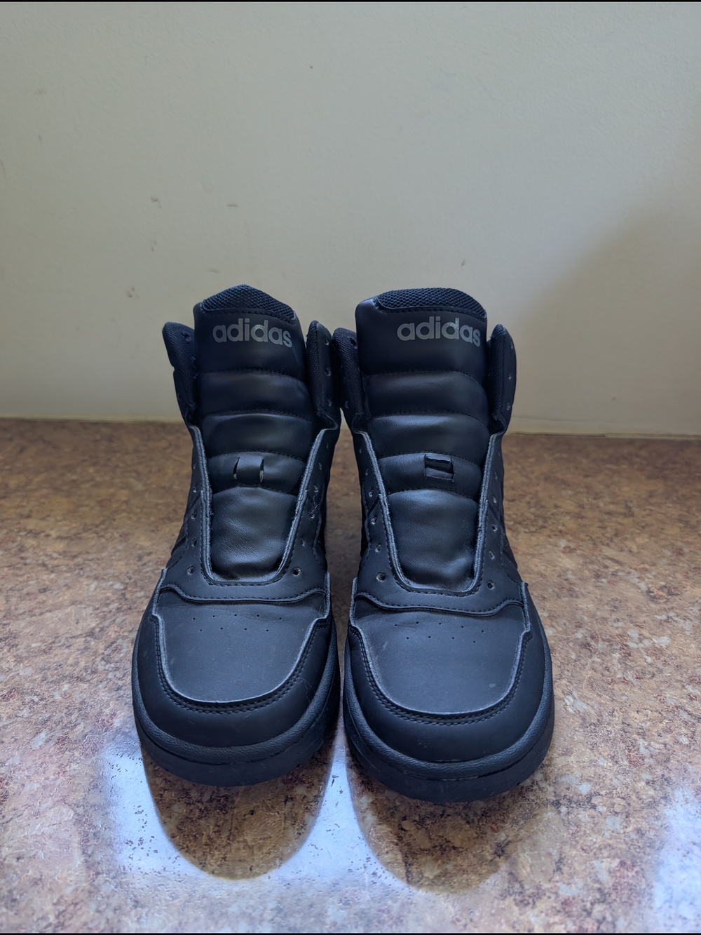 adidas Black High-Top Sneakers